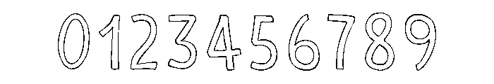 Youth Gradient Sans Outline Font OTHER CHARS