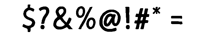 Youth Gradient Sans Font OTHER CHARS
