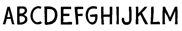 Youth Gradient Sans Font UPPERCASE