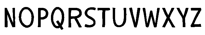 Youth Gradient Sans Font UPPERCASE