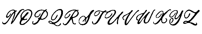 Youth Gradient Script Font UPPERCASE