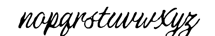 Youth Gradient Script Font LOWERCASE