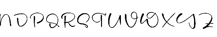 Youther Valentine Font UPPERCASE
