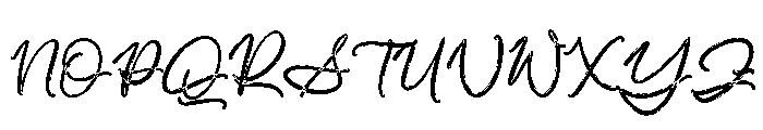 Youthi Zoulga Regular Font UPPERCASE