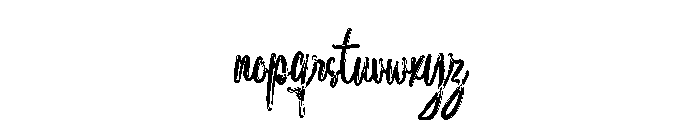 Youthi Zoulga Regular Font LOWERCASE