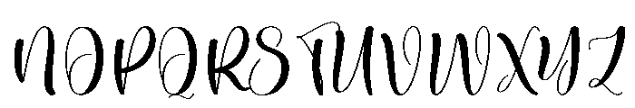 Youths Font UPPERCASE