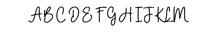 Youtly Font UPPERCASE
