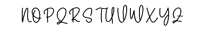 Youtly Font UPPERCASE