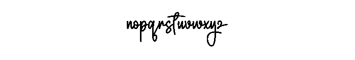Youtly Font LOWERCASE