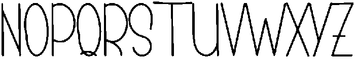YOUNG Regular otf (400) Font LOWERCASE