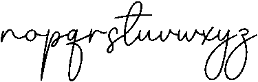 Yoga Regular otf (400) Font LOWERCASE