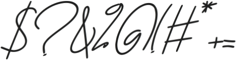 Yogyakarta Paradise Italic Italic otf (400) Font OTHER CHARS