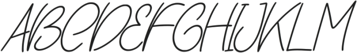 Yogyakarta Paradise Italic Italic otf (400) Font UPPERCASE