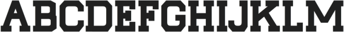 Yokota Regular otf (400) Font UPPERCASE