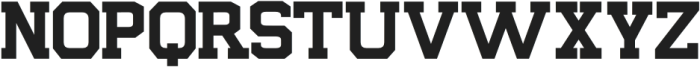 Yokota Regular otf (400) Font UPPERCASE