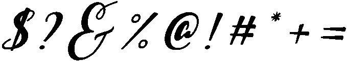 Yolanda Regular otf (400) Font OTHER CHARS