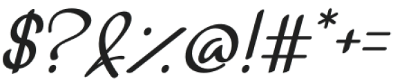Yolliva Calligrafi Regular otf (400) Font OTHER CHARS