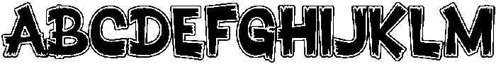 Yomanica Outline otf (400) FONT