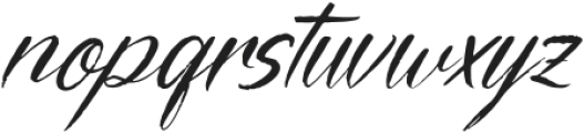 Yonella Italic otf (400) Font LOWERCASE