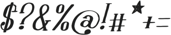 Yoon Path Italic otf (400) Font OTHER CHARS