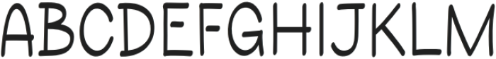 Yorevok Typeface Regular otf (400) Font UPPERCASE