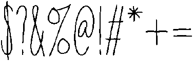 YorkHandwriting ttf (400) Font OTHER CHARS