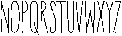 YorkHandwriting ttf (400) Font LOWERCASE