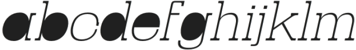 Yorke Italic otf (400) Font LOWERCASE