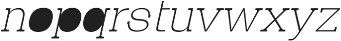 Yorke Italic otf (400) Font LOWERCASE