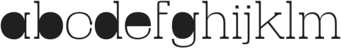 Yorke otf (400) Font LOWERCASE