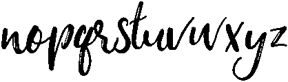 Yorkshire otf (400) Font LOWERCASE