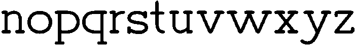 Yorkyra Regular otf (400) Font LOWERCASE