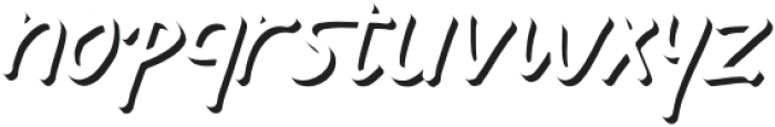 Yotra Shadow otf (400) Font LOWERCASE