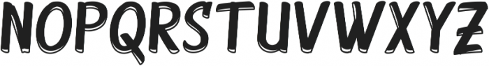 Young Coconut Display Inline ttf (400) Font LOWERCASE