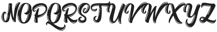 Young Coconut Script Inline otf (400) Font UPPERCASE