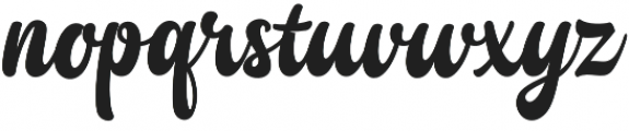 Young Coconut Script  otf (400) Font LOWERCASE