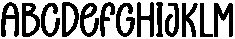 Young Mango Regular otf (400) Font UPPERCASE