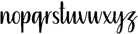 Youngster Regular otf (400) Font LOWERCASE
