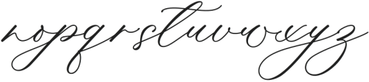 Your Beloved otf (400) Font LOWERCASE