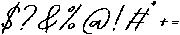 Your Love otf (400) Font OTHER CHARS