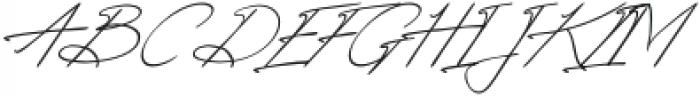 Your Signature otf (400) Font UPPERCASE