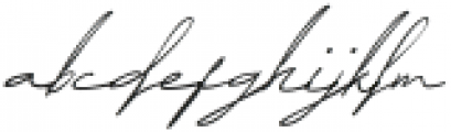 Your Signature otf (400) Font LOWERCASE