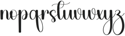 Your Style Regular otf (400) Font LOWERCASE