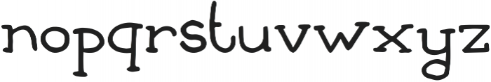 You're my type ttf (400) Font LOWERCASE