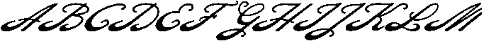 Yours Truly Regular otf (400) Font UPPERCASE