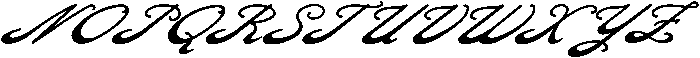 Yours Truly Regular otf (400) Font UPPERCASE
