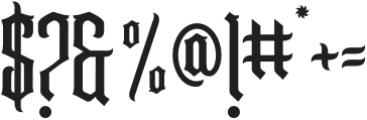 Youtesh-Regular otf (400) Font OTHER CHARS