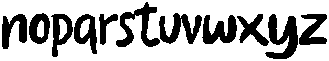 Youth Crew Regular otf (400) Font LOWERCASE