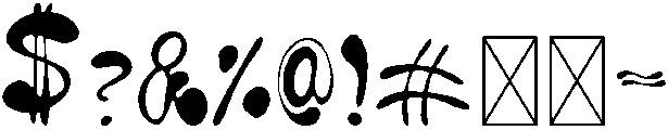 Youth Regular otf (400) Font OTHER CHARS