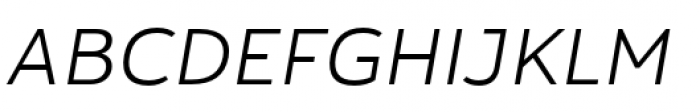 Yorkten Extended Light Italic Font UPPERCASE